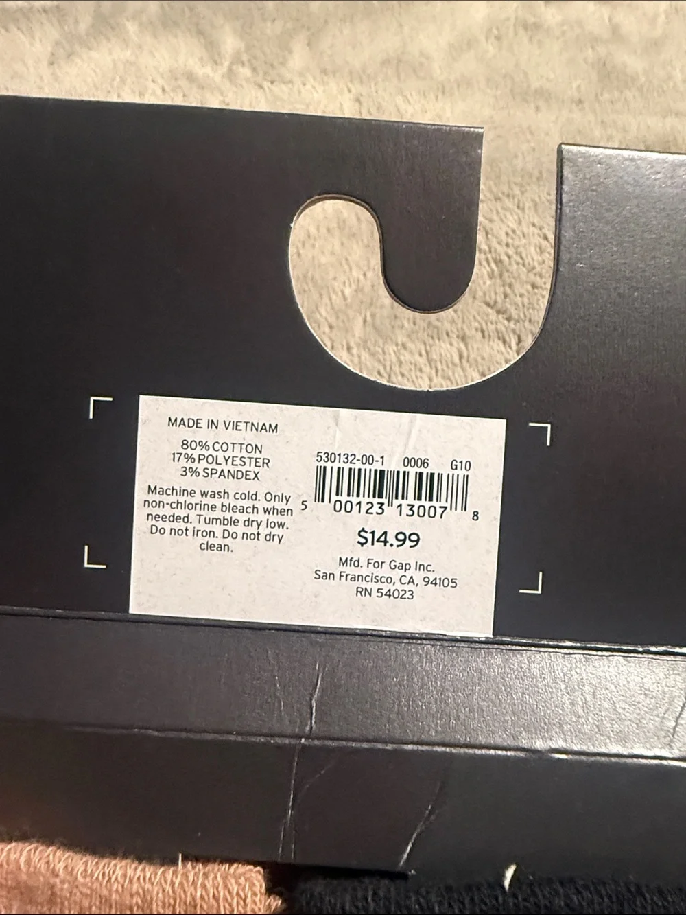 GAP Baby Crew Socks in Gray & Orange with Bat and Jack-o'-Lantern